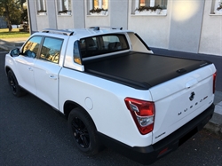 Roll cover Mountain Top - Sort fra RealTruck til Ssangyong Rexton Longbed C/C Årgang 2018-